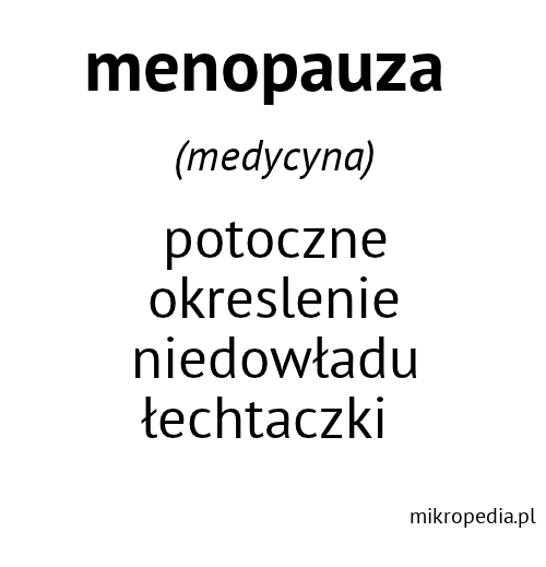 menopauza
